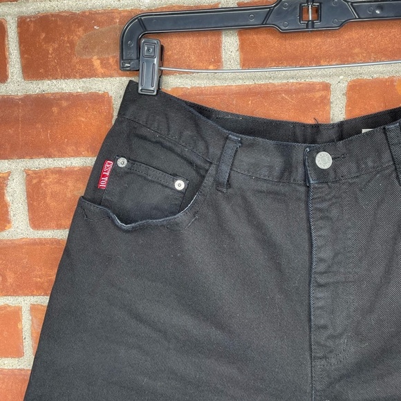 Vintage 90's black high waisted shorts - Picture 8 of 8